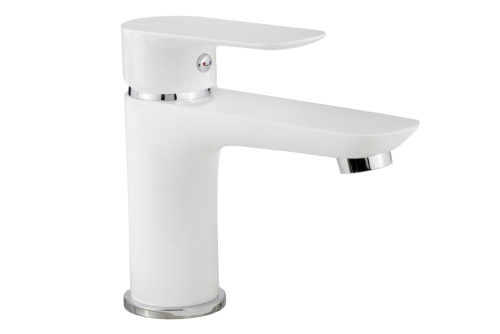 Смеситель для раковины AltroBagno Diretto AltroBagnoDiretto0107Bi на раковину белый - фото 3