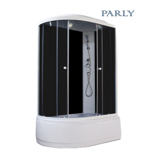 Душевая кабина Parly Classic EC1221R 120х80 асимметричная с крышей - фото 3