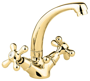 Смеситель Emmevi Deco Classic 12913/OR на раковину золото