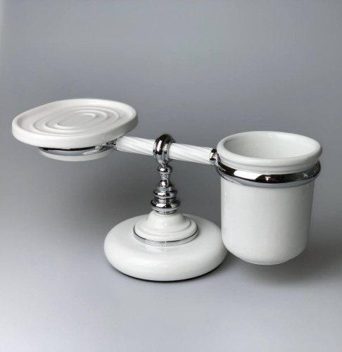 Мыльница + стакан Stil Haus Giunone G15М(03)