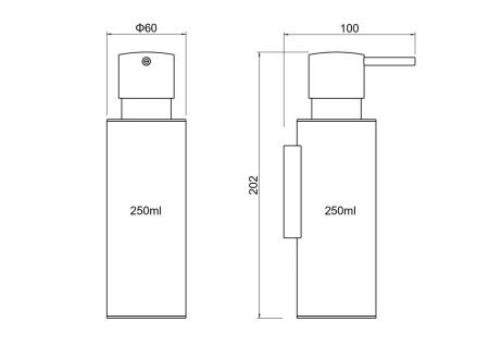 Дозатор Aquatek ОБЕРОН AQ4205CR