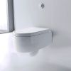 Чаша унитаза подвесная Kerasan Flo 311501 цвет белый без сиденья каскадный смыв