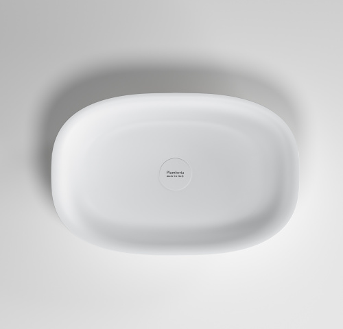 Раковина Plumberia Selection Seta 58 см SETA SOFT BO накладная цвет белый матовый - фото 3