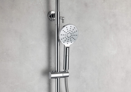 Душевая стойка Aquatek ВЕГА AQ2040CR настенная цвет хром