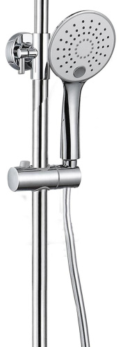 Душевая стойка Aquanet Arctic AF520-72-R-CW настенная цвет белый/хром - фото 3