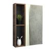 Зеркало-шкаф Comforty Штутгарт 00004151036CF 60х80 подвесной цвет коричневый