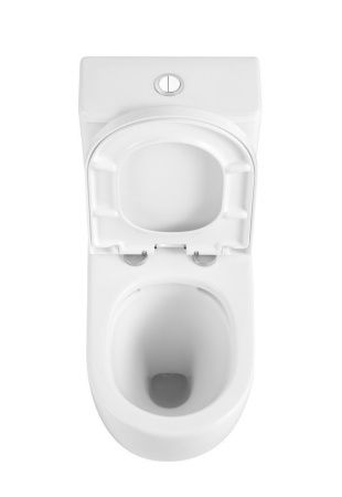 Унитаз-компакт напольный с бачком Iberica Blanca Bilbao alto IB.BLA.121.1B1 белый с сиденьем микролифт безободковый каскадный смыв