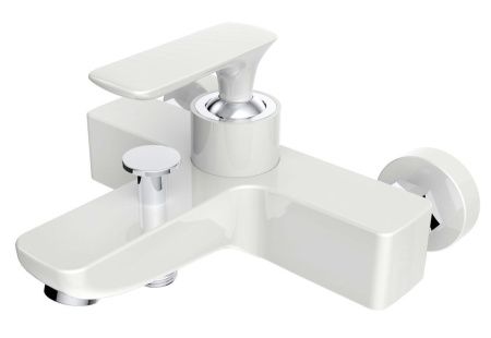 Смеситель для ванны AltroBagno Aperto AltroBagnoAperto0208Bi настенный белый