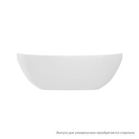 Раковина керамическая Iddis Cloud CLOWS06i27 40х30 накладная цвет белый без отверстий под смеситель