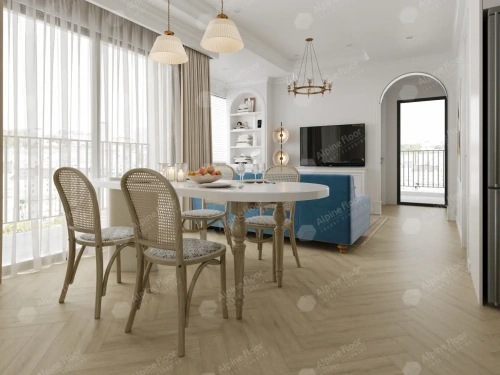 SPC ламинат Alpine Floor Parquet Light ECO 13-25 MC Дуб Денеб толщина 0.4 см 43 класс 600х125 - фото 3
