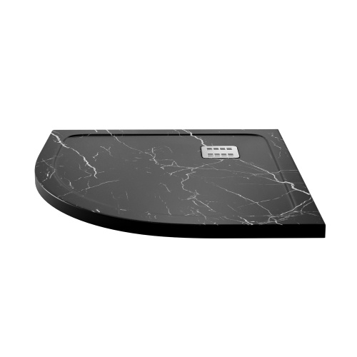 Душевой поддон WasserKRAFT Neime 19T 19T01 90x90 искусственный камень черный - фото 2