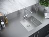 Кухонная мойка Paulmark GERBERG 48 UNI PM214844-BS 45х40 цвет нержавеющая сталь поверхность брашированная