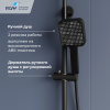 Душевая стойка RGW Shower Panels (Шоувер панелс) 51140135-04 настенная цвет черный с термостатом