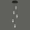 Светильник потолочный Delight Collection MD24001011-5A black/smoky