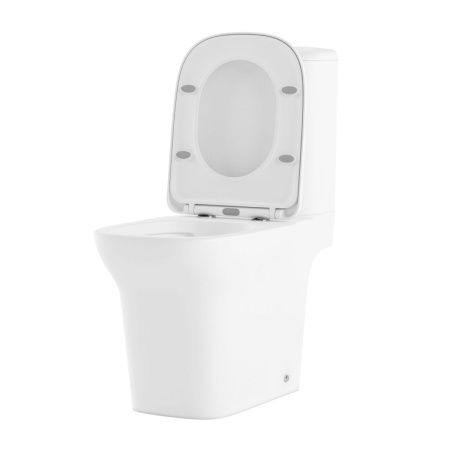 Унитаз-компакт напольный с бачком Lavinia Boho Bristol 3305001R белый с сиденьем микролифт безободковый каскадный смыв