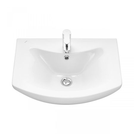 Раковина керамическая Onika Балтика 1WH501702 60х40 накладная цвет белый 1 отверстие под смеситель