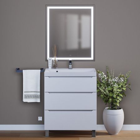 Тумба под раковину Uperwood Tanos 291020330 70х50 напольная цвет белый