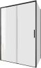 Душевой уголок Aquanet Pleasure Evo AE65-130x90-BT 130х90 стекло прозрачное профиль черный без поддона