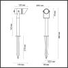 Грунтовый светильник Odeon Light NATURE (НАТУРЕ) 6648/6GL3