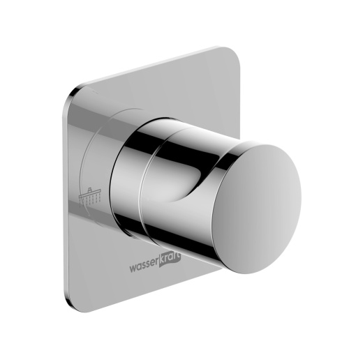 Переключатель на 2 выхода WasserKRAFT Weida 3100 A268 встраиваемый хром - фото 2