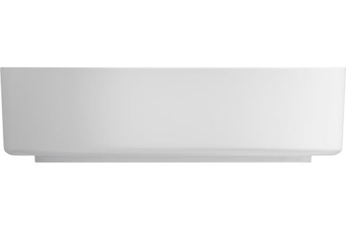 Раковина из сантехнического фарфора Wellsee Belle Spa 335702000 50х40 накладная цвет белый без отверстий под смеситель - фото 4