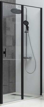 Душевая дверь Allen Brau Priority 3.31003.BBA 90х200 стекло прозрачное профиль черный