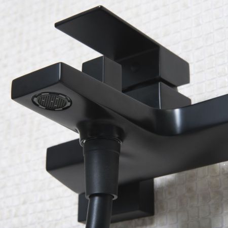 Смеситель для ванны Wasserkraft Abens 2000 2001 настенный черный