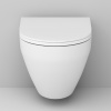 Унитаз подвесной Am.Pm Spirit V2.0 C701700SC белый с сиденьем микролифт безободковый каскадный смыв