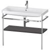 Консоль с раковиной Duravit Happy D.2 Plus HP4838O8080 100х50 напольная цвет хром