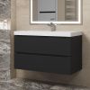 Тумба под раковину Uperwood Tanos 291020233 90х50 подвесная цвет черный