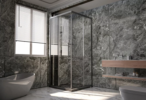 Душевой уголок Veconi Premium Trento PTC20-GR-9090-01-C4 90х90 стекло прозрачное 8 мм