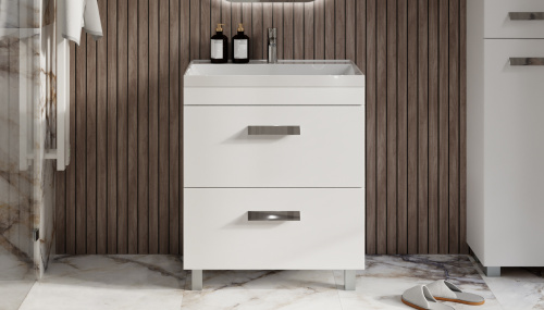 Тумба под раковину Velvex ORLANDO tnORL.70-211 70х45х80 напольная цвет белый - фото 2