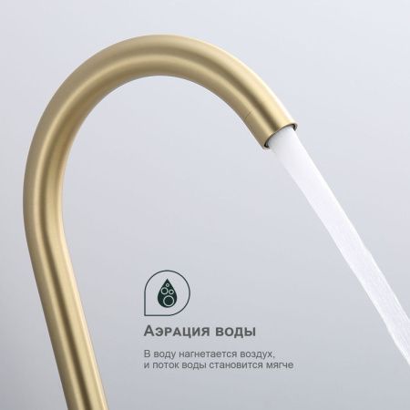 Смеситель для кухни Splenka S201 S201.40.03 на мойку золото