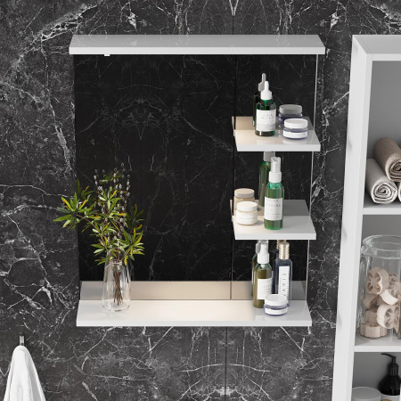 Зеркало в ванную Onika Коралл 206001 60х68 цвет дуб сонома