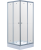 Душевой уголок Timo TL-1102R 100х100 стекло прозрачное профиль хром с поддоном