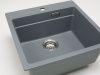 Кухонная мойка Grandex Aqua 500402 51х51 цвет серый поверхность матовая
