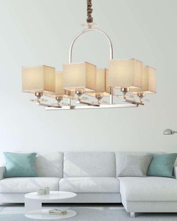 Люстра подвесная Lumina Deco Liniano (Линиано) LDP 17100-6 CHR