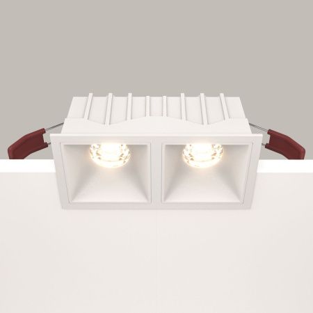 Светильник встраиваемый Maytoni Technical Alfa LED DL043-02-10W3K-D-SQ-W