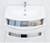 Тумба с раковиной De Aqua Лонг 00167099 90х40 подвесная цвет белый