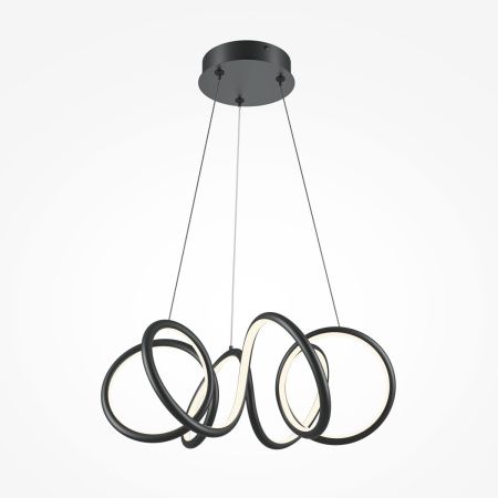 Светильник подвесной Maytoni Curve Modern MOD241PL-L60BK