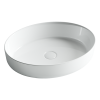 Раковина из сантехнического фарфора Ceramica Nova ELEMENT CN5002 60х40 накладная цвет белый без отверстий под смеситель