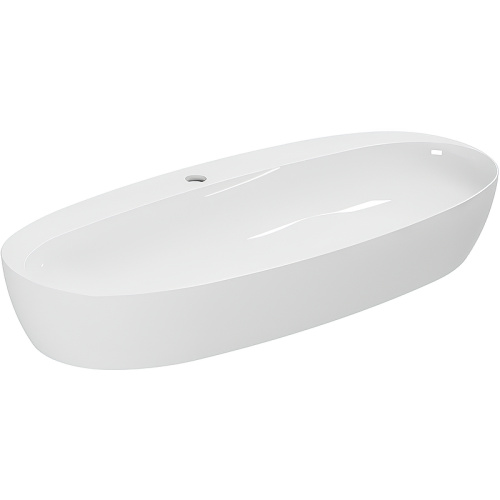 Раковина Azzurra ELEGANCE 90 см ELLA090440CMBI/(ECI90M bi)*1 накладная цвет белый