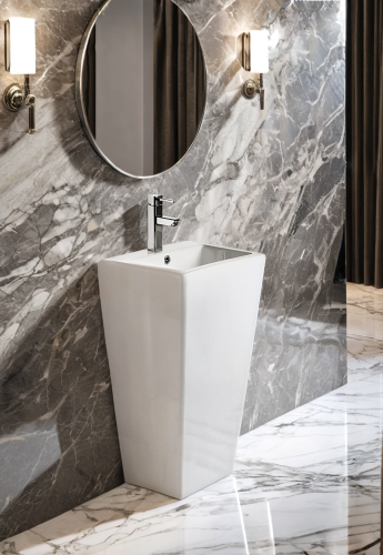 Раковина Cerutti SPA 44 см CT7663 напольная цвет белый