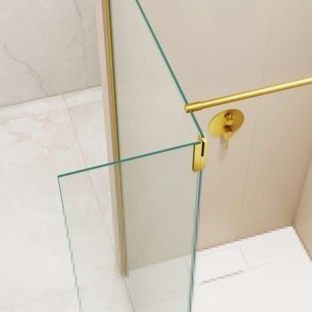 Душевая перегородка RGW Walk In 351005013-16 110х195 стекло прозрачное профиль золото