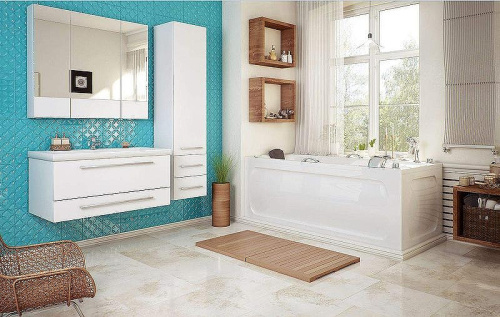 Ванна акриловая 1MarKa AELITA 01ае1880 180х80 пристенная прямоугольная без каркаса - фото 4 Ванна акриловая 1MarKa AELITA 01ае1880 180х80 пристенная прямоугольная без каркаса - фото 4