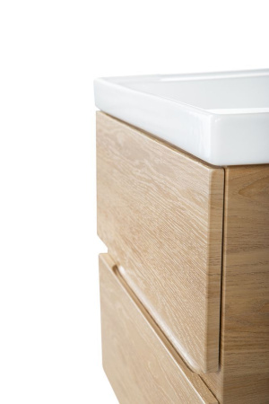 Тумба под раковину Art&Max TECHNO AM-Techno-900-2C-SO-LW674 87х46х50 подвесная цвет дуб мадейра янтарь