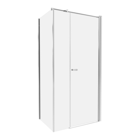 Душевой уголок New Trendy NEW SOLEO Chrome K-0363 120х80 стекло прозрачное профиль хром глянцевый без поддона