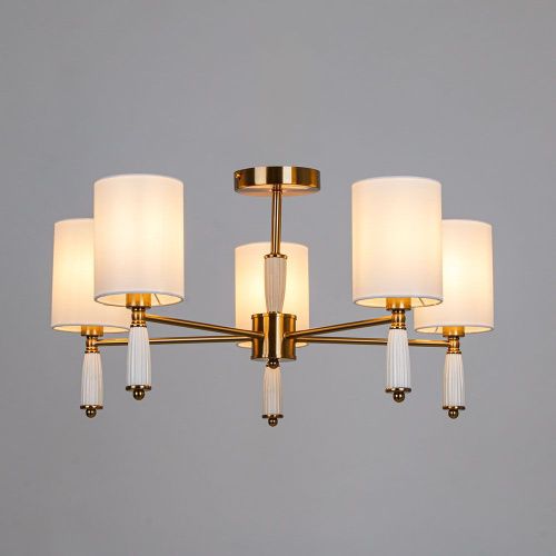 Люстра на штанге Arte Lamp Waverley (Ваверлеы) A4102PL-5PB - фото 2