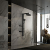 Душевая стойка Vincea Inspire VSFS-3I11MB настенная цвет черный матовый