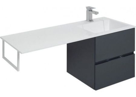 Раковина из искусственного камня Aquanet Фортуна НФ-00014860 120х50 подвесная цвет белый 1 отверстие под смеситель